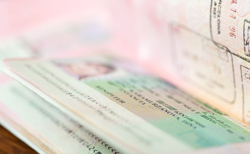 виза в паспорте